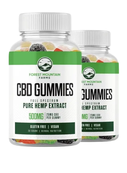 Forest Mountain Farms CBD Gummies 2 Bottles